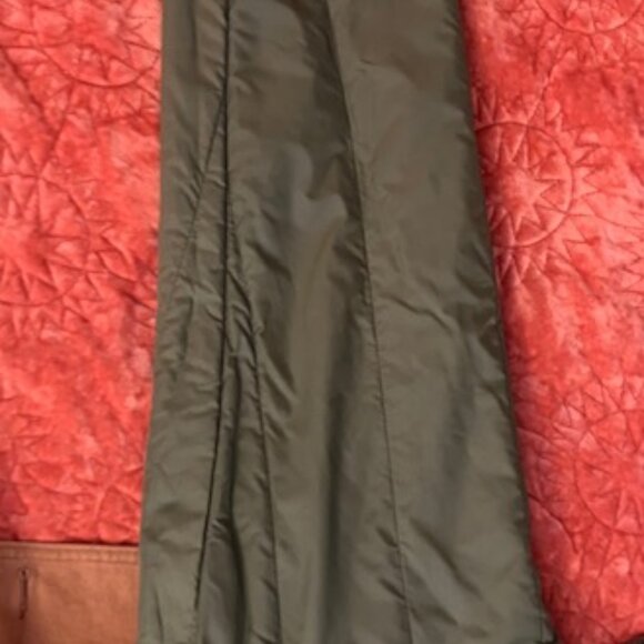 L.L. Bean Tan Jacket with Green Collar - Picture 9 of 15